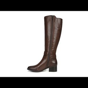 Naturalizer Knee High Boots- Koka, Chocolate Lea